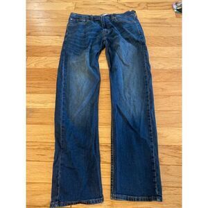 Signature Levis men's S51 Straight high rise medium wash jeans size 32x32